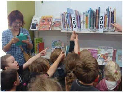 Children on a number hunt